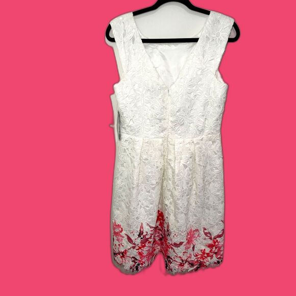 NWT Size 12 Decode 1.8 Floral Lace Watercolor Dress Wedding‎ Dance - Picture 2 of 8